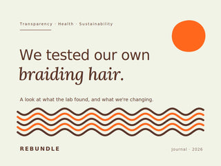 Rebundle third-party lab test results for braiding hair: heavy metals and VOCs